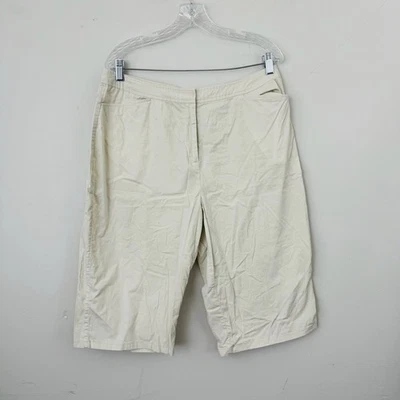 Bermudas J Jill elásticas caqui para mujer talla 18 Foto 1 de 4