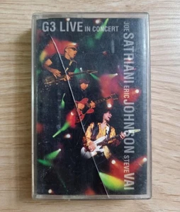 Joe Satriani, Eric Johnson, Steve Vai : G3 Live In Concert ( Cassette Tape ) - Picture 1 of 5