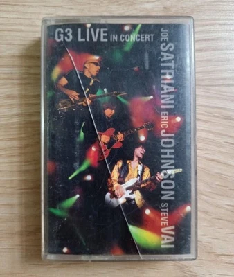 Joe Satriani, Eric Johnson, Steve Vai : G3 Live In Concert ( Cassette Tape ) - Image 1 of 4