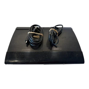 PlayStation 3 Konsole PS3 Super Slim - Schwarz gereinigt + getestet 500GB - Bild 1 von 7