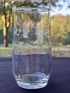 Princess House klar grau Radschnitt Heritage 12 Unzen Becher sehr guter gebrauchter Zustand - Bild 1 von 8