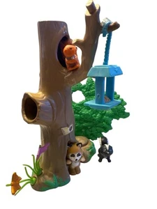 Vintage 1994 Chirpy Tree Friends Playset With Woodland Tree Animals & Accessorie - Picture 1 of 4