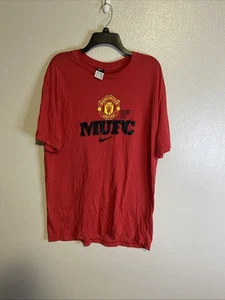 Manchester United MUFC RED T Shirt Men’s Size XX Large Dri Fit Nike - Picture 1 of 8