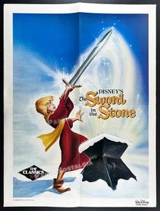 SWORD IN THE STONE Poster 17x23 – Orig. 1986 Video Store Handout - Video News - Picture 1 of 4