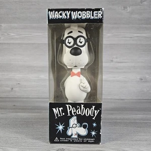 Funko Wacky Wobbler Mr. Peabody Bobble Head Rocky and Bullwinkle Show 2002 Y2K - Picture 1 of 7
