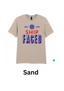 Ship Faced Cruise T Shirt S/M/L/XL/XXL In Various Colours - Picture 1 of 17