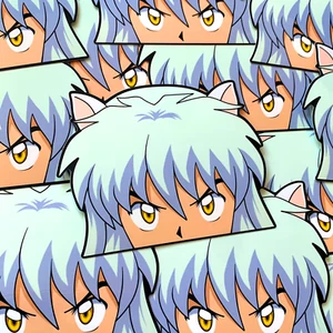 INUYASHA ANIME PEEKER AUFKLEBER AUTOAUFKLEBER - Bild 1 von 1