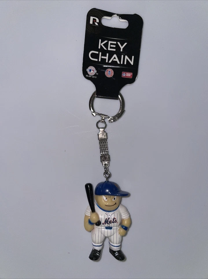 MLB 2013 Mets Sports Brat Key Chain Man W/bat - Image 1 of 4