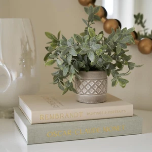 Bellissimi Libri Decorativi - Set di 2 Scatole di Lino Migliora il Tuo Tavolino, Boo - Foto 1 di 12