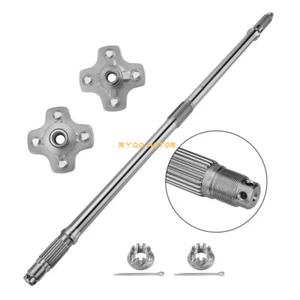 Rear Axle Wheel Shaft w/Hubs For Honda 09-11 Foreman Rubicon 500 TRX500 - Picture 1 of 17