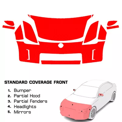 Kit de sujetador transparente de película de protección de pintura precortada de 8,5 millas PPF para Nissan 350Z 2003-2005 Foto 1 de 4