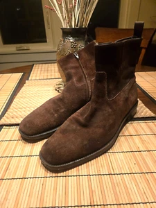 Adam Derrick To Boot New York Brown Suede Chukka Boots, Men's Size 12, Very Good - Picture 1 of 10
