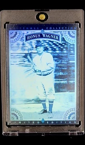 Carta ologramma 1992 Whitehall Legends to Life #4 Honus Wagner HOF/150000 - Foto 1 di 10