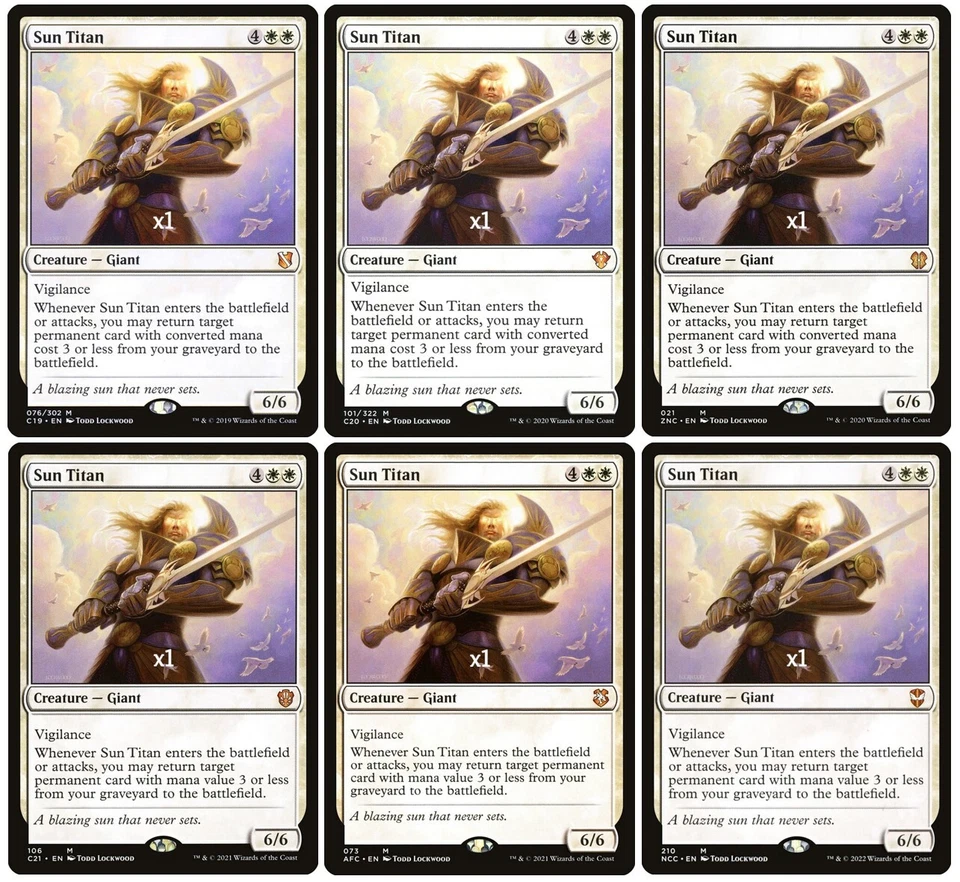 MTG ZNC C19 C20 C21 AFC NCC Sun Titan MINT (SELECT) - Image 1 of 1