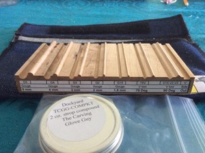 Dockyard Micro Woodcarving Tool Sharpening Strop Set