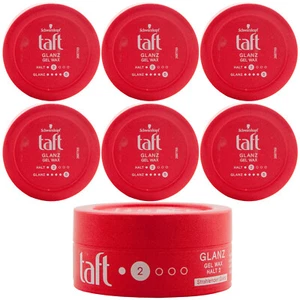 Taft Shine Gel Wax 6 x 75ml Hold: 2 Shine: 5 for Radiant Shine Hair Wax - Picture 1 of 1