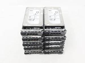 LOT OF 10 0M40TH Dell 8TB 7.2K RPM 12Gb/s 3.5" SAS HDD Hard Drive ST8000NM0185 - Picture 1 of 2