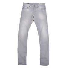Diesel Tepphar Slim-Carrot Gray 0853T Stretch Denim Jeans Mens sz W30 L34  30x34