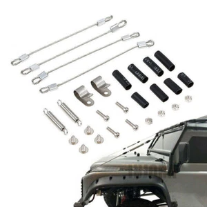 4PCS Steel Rope for 1/10 RC Crawler Car Traxxas TRX-4 TRX4 Axial SCX10 D90 D110 - Picture 1 of 9