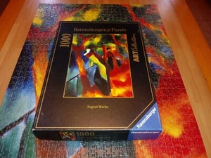 puzzle jigsaw 1000 Ravensburger ART collection August Macke promenade SUNNY PATH - Imagen 1 de 14