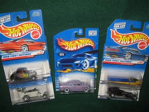 Hot Wheels 1998 First Editions #'s 7 / 13 / 23 & 30 of 40 Cars + Rat Rods # 4/4 - Picture 1 of 4