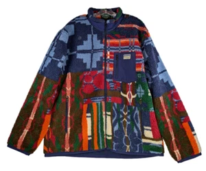 Chaqueta polar Polo Ralph Lauren High Pile para hombre talla XL azteca fogata esquí albergue - Imagen 1 de 15