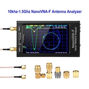 10kHz-1500MHz NanoVNA-F V3.1 VNA Antenna Analyzer 4.3Inch +Metal Case + Stylus - Picture 1 of 8