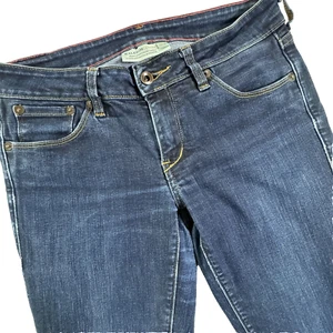 Raleigh Denim Selvedge Jeans Women's 27 (27x30) Skinny Dark Wash Handmade USA - Picture 1 of 10