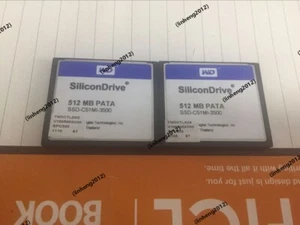 2X WD SIILICONDRIVE momery card 512MB PATA SSD-C51MI-3500 CF CARD - Picture 1 of 3