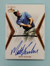 2012 Leaf Ultimate Golf Matt Kuchar Auto #BA-MK1 Card