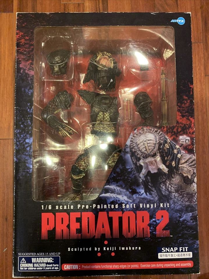 Estátua Kotobukiya Predator escala 2 1/6 pré-pintada encaixe instantâneo alienígena 2005 ArtFX - Imagem 1 de 4