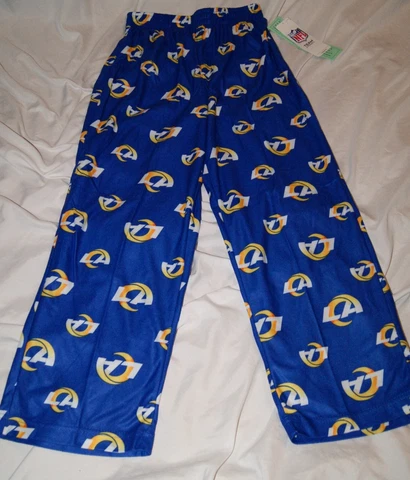 LA los angeles rams NFL football youth medium 8/10 pajama pants new NWT Cover