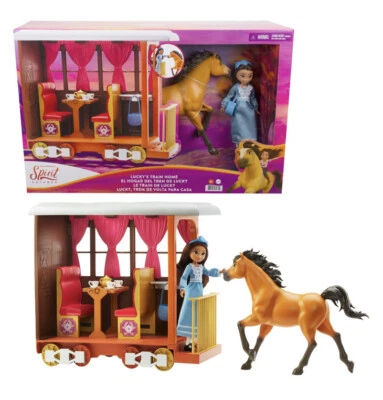 Juego Spirit Untamed Lucky's Train Home con muñeca de la suerte Foto 1 de 4