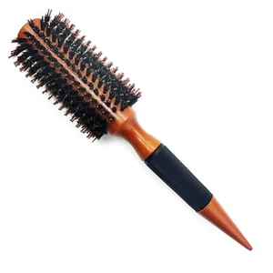 Professional Wooden Nylon Bristles Round Hair Brush  - Picture 1 of 1