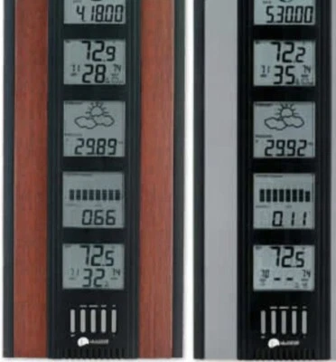 Moon-Phase Weather Forecast Station La Crosse Technology LCD Display Hygrometer - Image 1 of 4