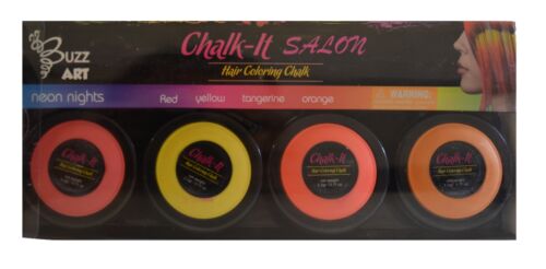 Chalk it - Salon, Neon, Hair Colouring Chalk, Washable kids Hair Colour 