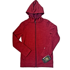 NEW BOYS YOUTH CHAMPION C9 TEXTURED TECH FLEECE FULL ZIP HOODIE SZ M 8-10 - Picture 1 of 8