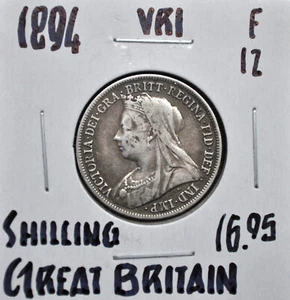1894 Great Britain Shilling - Picture 1 of 2