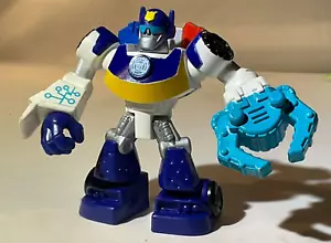 Transformers Rescue Bots CHASE The Police Bot 4" Figura Hasbro (#2) - Foto 1 di 7