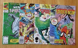 Lot of *4* WEB OF SPIDER-MAN: #16, 24, 43, 100/Foil! *2 Newsstand!* (FN/VF & VF) - Picture 1 of 6