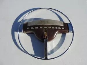 1947 Oldsmobile Steering Wheel Center / Horn Ring - Nice Vintage Original - Picture 1 of 12