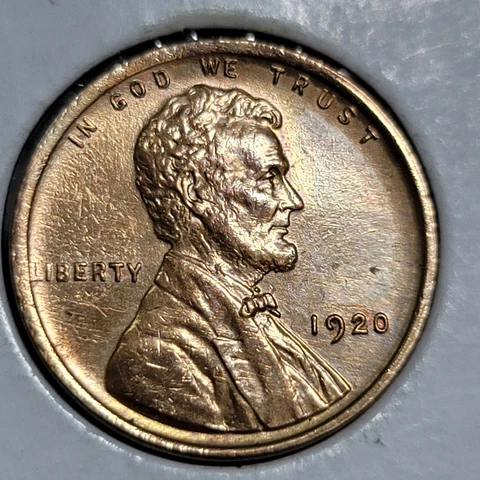 1920 Lincoln Wheat Cents 2517 Cover