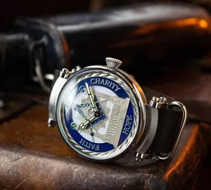 MARRIAGE WATCH 1980s coin watch Vintage 3602 Masonic watch. mens wrist watch - Picture 1 of 5