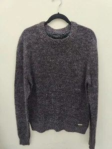 Mens Knitted Jumper by Brave Soul London - XL - Purple - Picture 1 of 7