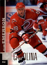 1997-98 Upper Deck Carolina Hurricanes Hockey Card #243 Nelson Emerson