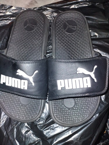 Sandali PUMA Slides neri taglia US 3 bambini ragazzi o ragazze