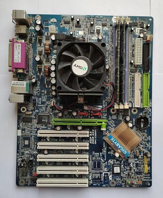 Gigabyte GA-K8NS Motherboard with Athlon 64 3000+ CPU and 2GB RAM - Test OK! 747 - Image 1 of 4