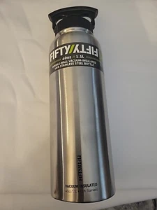 Fifty/fifty 40 Oz Vacuum Insulated Bottle 40oz Vac Insul W/3 Fing S.stee Water - Picture 1 of 6