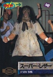 #67　Super Leather　　Mike Kirchner　　Leatherface　1995  BBM Pro-Wrestling card 　RC