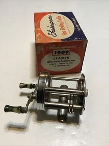 Vintage Shakespeare 1909 Leader FD Reel W/Box Lot F5 - Picture 1 of 11